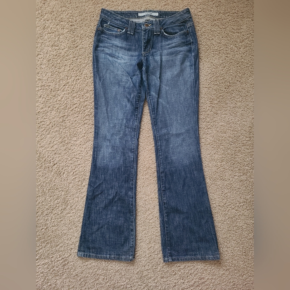 Joe's Jeans Blue Faded Flare Wide-Leg Jeans